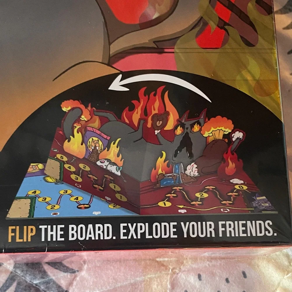 Exploding Kittens Board Game - Red - Picture 2 of 8